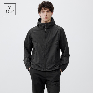 Marc O'Polo/MOP 春季新款气质轻薄宽松户外百搭连帽防晒服男外套