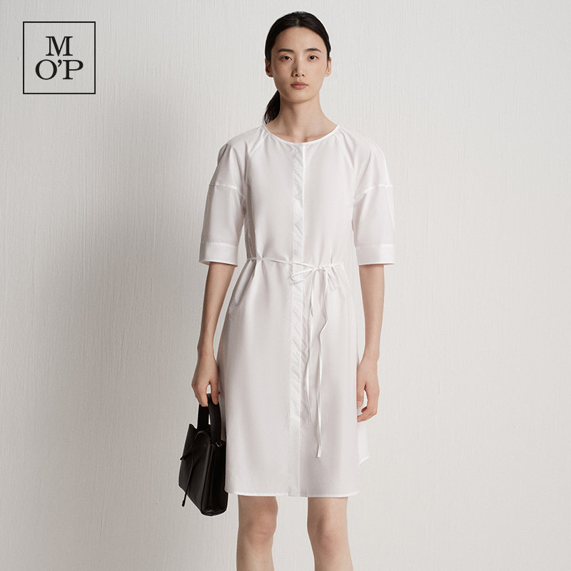 MarcO'Polo廓形七分袖连衣裙