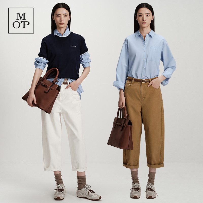 【大乐严选】2026春季新款直筒洗水棉仿牛仔弯刀休闲裤气球裤,女装/女士精品,牛仔裤,淘宝优惠券,粉丝福利购,淘宝优惠卷