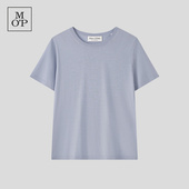 简约纯色圆领短袖 Polo Marc MOP2026春季 新款 针织毛衣套头衫 女