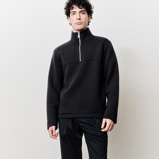 【大乐严选】[托尼克罗斯同款]2025春新款简约立领卫衣男士套