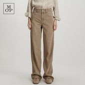 MOP2026夏季 Polo 新款 垂感透气时髦高腰直筒长裤 Marc 女牛仔裤