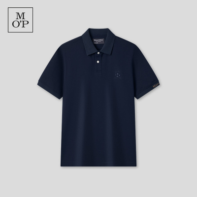 [德国队男足同款]Marc O'Polo26夏新款气质提花logo短袖polo衫男