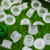 蚂蚁巢扩展孔塞 施王蚁馆 PVC塑料软胶塞凹塞平塞 10mm口径防尘塞