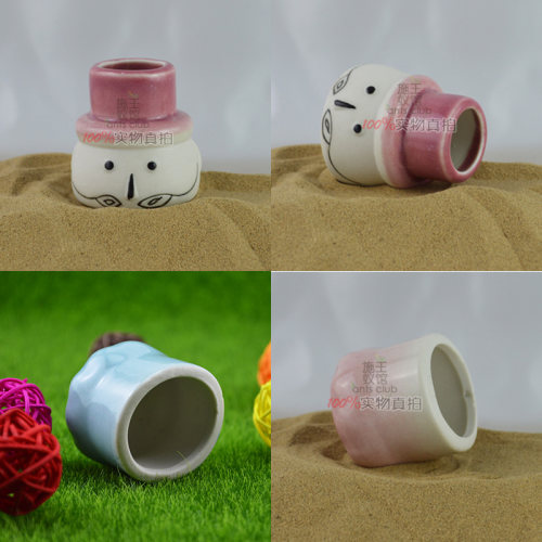 宠物用品 生态造景摆件 蜘蛛蚂蚁躲避 昆 爬虫躲避 陶瓷躲避  1个