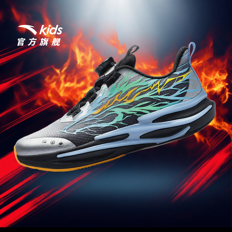 安踏赤焰跑鞋童鞋男童2025冬季新款男大童跑步鞋运动鞋科技潮跑鞋