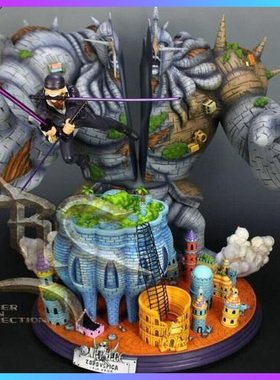 【模式玩具 MODE TOY】MRC 海贼王巨大场景雕像 索隆VS琵卡手办GK