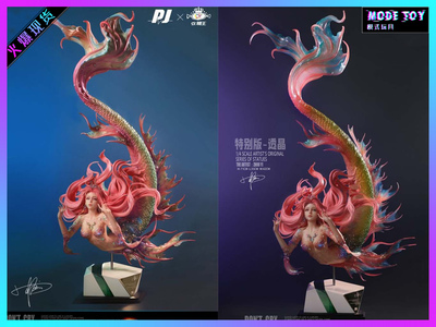 否极PIJI糖王周毅美人鱼手办GK