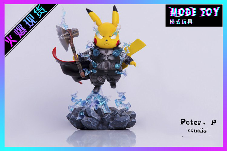 p 雷神皮卡丘 限量手办gk