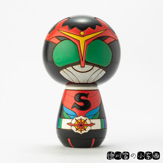 日本代购 匠人手工 卯三郎 假面骑士stronger 可爱 木偶 娃娃摆件