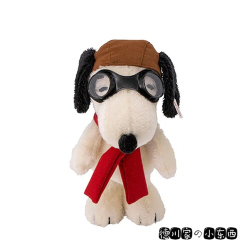 日本代购 snoopy 史努比 Steiff 联名公仔 飞行员 联名 收藏 娃娃