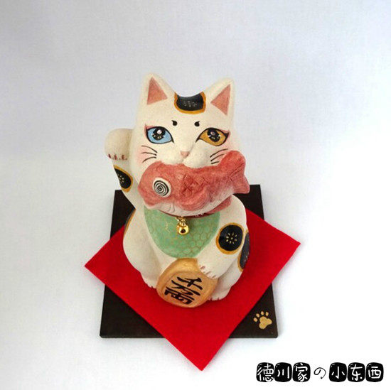 日本代购 匠人手工 七福神 惠比寿 招财猫 可爱 开运 招福 摆件