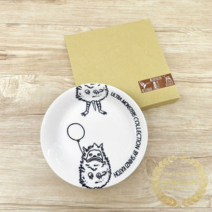 日本代购/奥特曼/皮格蒙毛球怪兽/卡通餐盘小菜点心盘收藏纪念盘