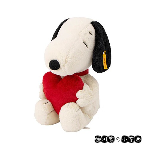 日本代购 snoopy 史努比 Steiff 联名公仔 爱心 可爱 收藏 娃娃