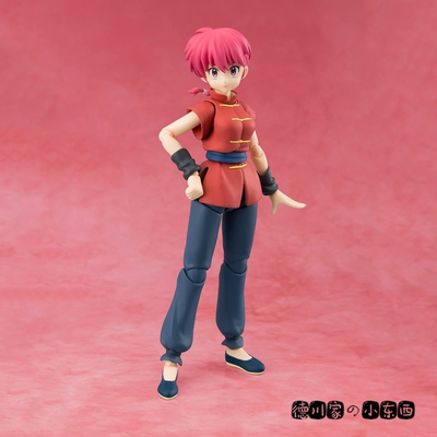 日本代购 乱马½ 珊瑚 1/12 活动手办 人偶 娃娃 粘土人 可爱摆件