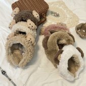 保暖耳罩女秋冬季 防寒耳捂子耳暖 可爱毛绒小熊可爱耳套护耳朵新款