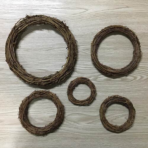 仿真天然用品藤圈藤环 藤编花环 花店配件花艺花环圣诞花环装饰品