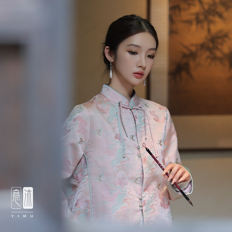 意沐新中式国风复古高级感外套秋