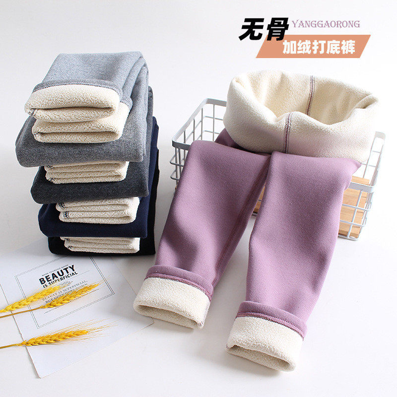 秋冬女童加绒加厚打底裤无骨纯色长裤外穿保暖舒适百搭,童装/婴儿装/亲子装,裤子,淘宝优惠券,粉丝福利购,淘宝优惠卷
