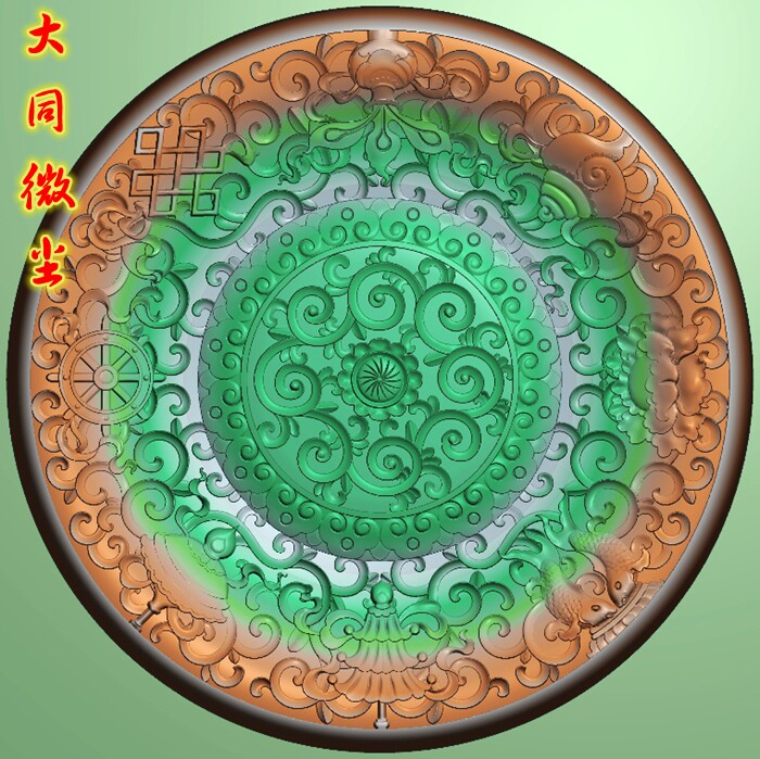 浮雕图 精雕图 灰度图 电脑雕设计素材/源文件