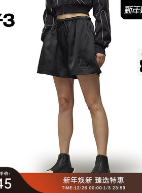Y-3/Y3山本耀司春夏季女士纯色休闲短裤简约百搭裤子IN4379
