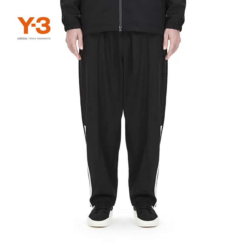 Y-3 Y-3 男士条纹边刺绣直筒休闲裤潮 STP WOOL SATEEN PANTS FJ0450,4yyzjZnUgtNrxMaCwz3uNtg-Y87ZanCd2QON5qBuz