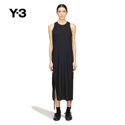 Y-3夏季修身抽绳连衣裙