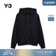 Y3山本耀司2025秋季 男士 黑色拉链开衫 连帽卫衣JN4930