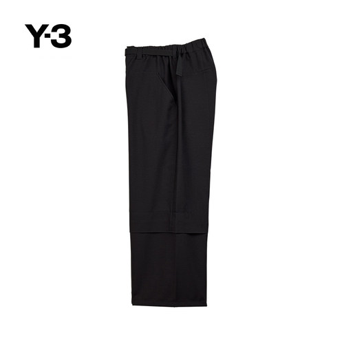 Y-3/Y3山本耀司春季男士宽松流苏休闲长裤JN3704