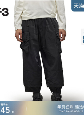 Y-3/Y3山本耀司秋冬季男士休闲裤基础色口袋装饰长裤IN8756