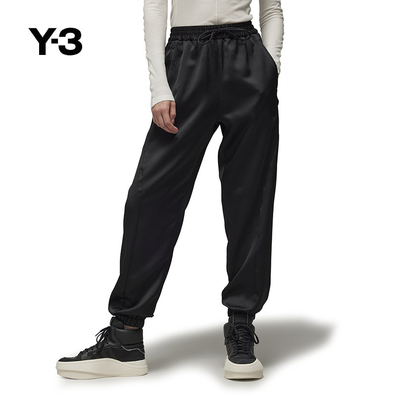 [热销补货]Y-3/Y3山本耀司春季女士卫裤百搭松紧腰长裤IR7102 - 实物图