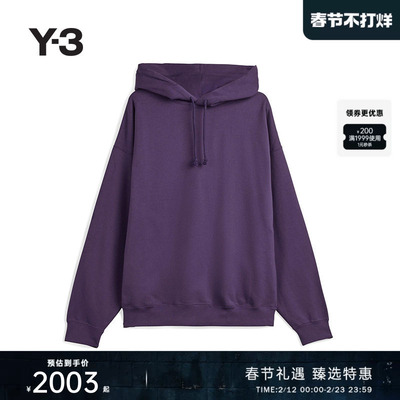 Y-3/Y3山本耀司2025秋季新品男女同款休闲连帽卫衣套头KA3113