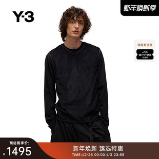 透气运动薄款 Y3山本耀司秋季 休闲无袖 背心IW7501 男士