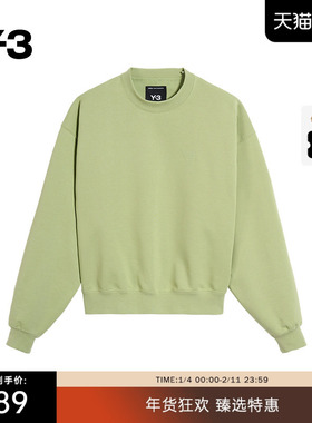 Y-3/Y3山本耀司2025秋季女士时尚休闲圆领卫衣JX7376