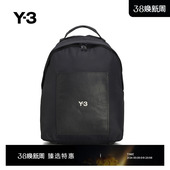 男女同款 Y3山本耀司春夏季 双肩背包方形黑色拉链IY0096