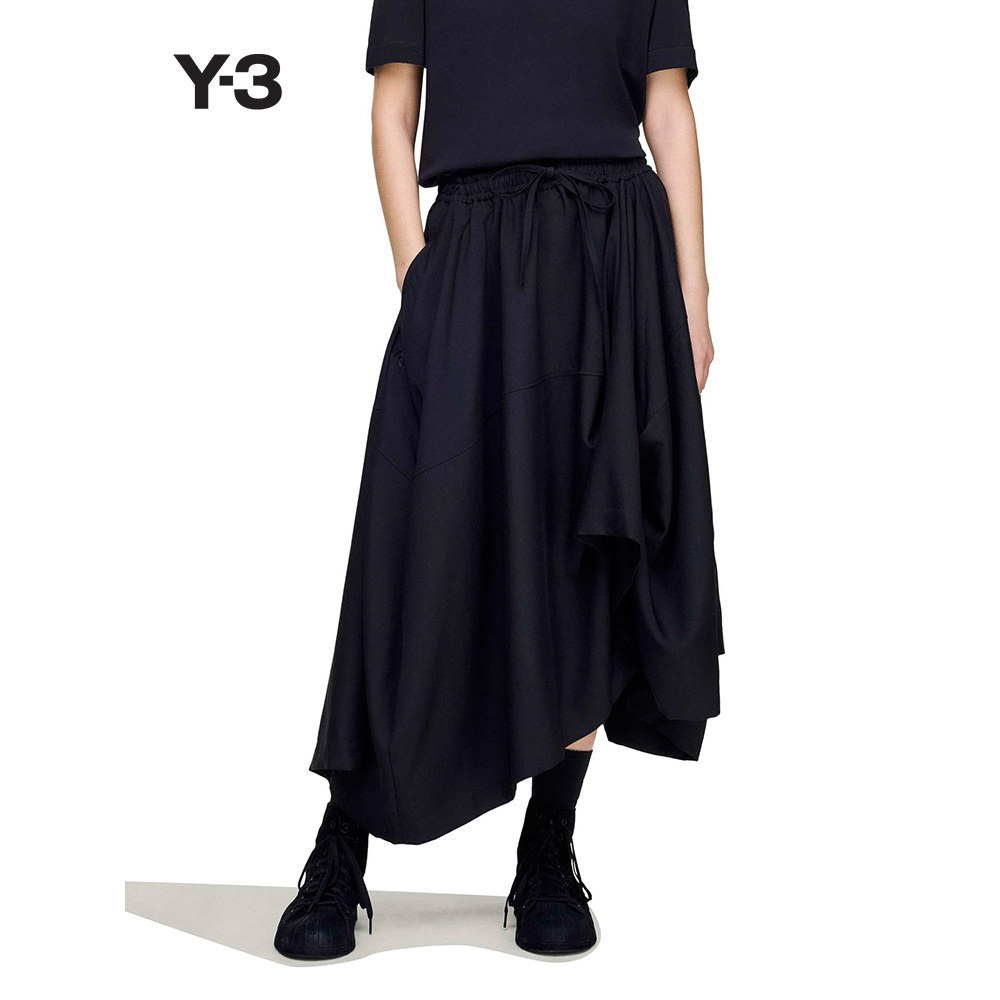 [2026春季新款]Y-3/Y3山本耀司女士潮流不规则剪裁半身裙KG6001