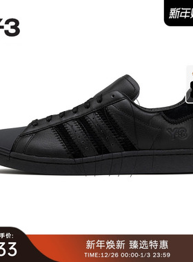 [季末折扣]Y3山本耀司秋季男女同款黑武士跑步鞋低帮鞋子HP3127