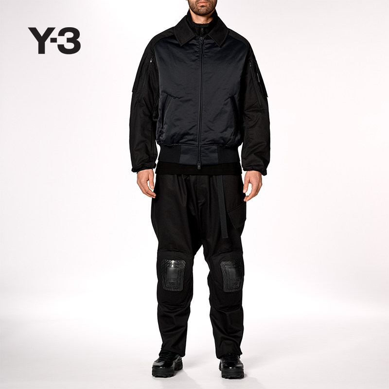Y-3/Y3山本耀司2025秋冬新品男女同款时尚拉链夹克飞行夹克JY4554