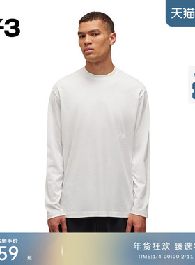 Y-3/Y3山本耀司2025秋冬时尚休闲男女同款长袖T恤JD9832