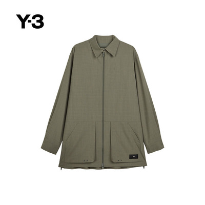 Y3山本耀司春季情侣拉链衬衫