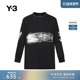 T恤秋冬时尚 字母宽松运动H44811 Y3山本耀司情侣款 长袖 季 末折扣