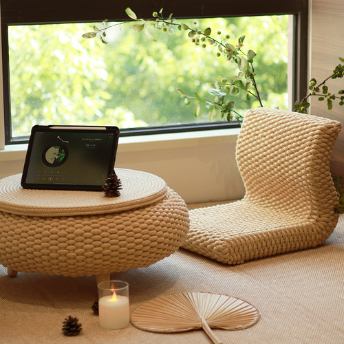 蒲素小茶几日式榻榻米茶桌椅组合