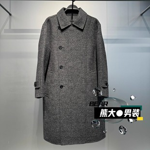 B1AAF4412L4 新款 翻领毛呢大衣2299 2025冬季 B1AAF4412太平鸟男装