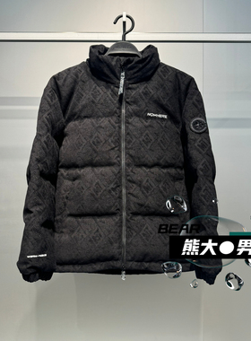 B2ACF4522太平鸟男装2025冬季新款B2ACF4522J9提花立领羽绒服1499