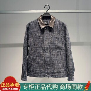 B1BCG1205太平鸟男装2026春季新款B1BCG120558巴恩风宽松夹克 999