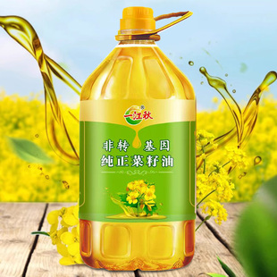 一江秋食用油5l 物理压榨纯正菜籽油5升大瓶装