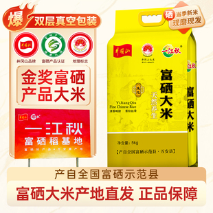 一江秋天然江西富硒大米5kg 井冈山2025年新米长粒香大米10斤装