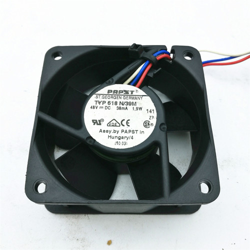 原装PAPST TYP 618N/39M 48V 1.9W 6025 6cm 三线变频器散热风扇