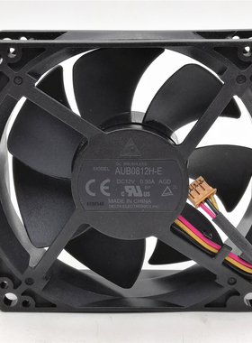 全新原装台达 AUB0812H-E AGD 8025 12V 0.3A 8cm 投影仪散热风扇