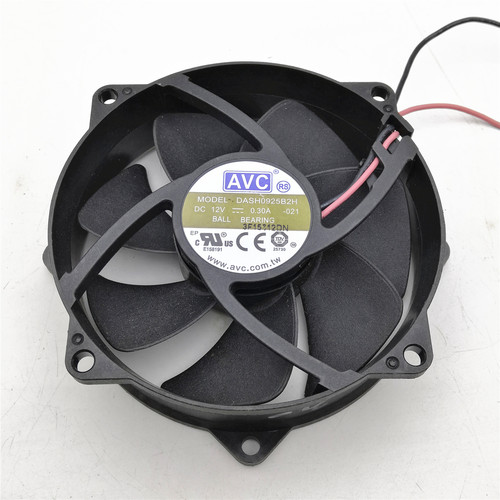 原装 AVC DASH0925B2H 12V 0.30A 9025 9CM 圆形 CPU机箱散热风扇